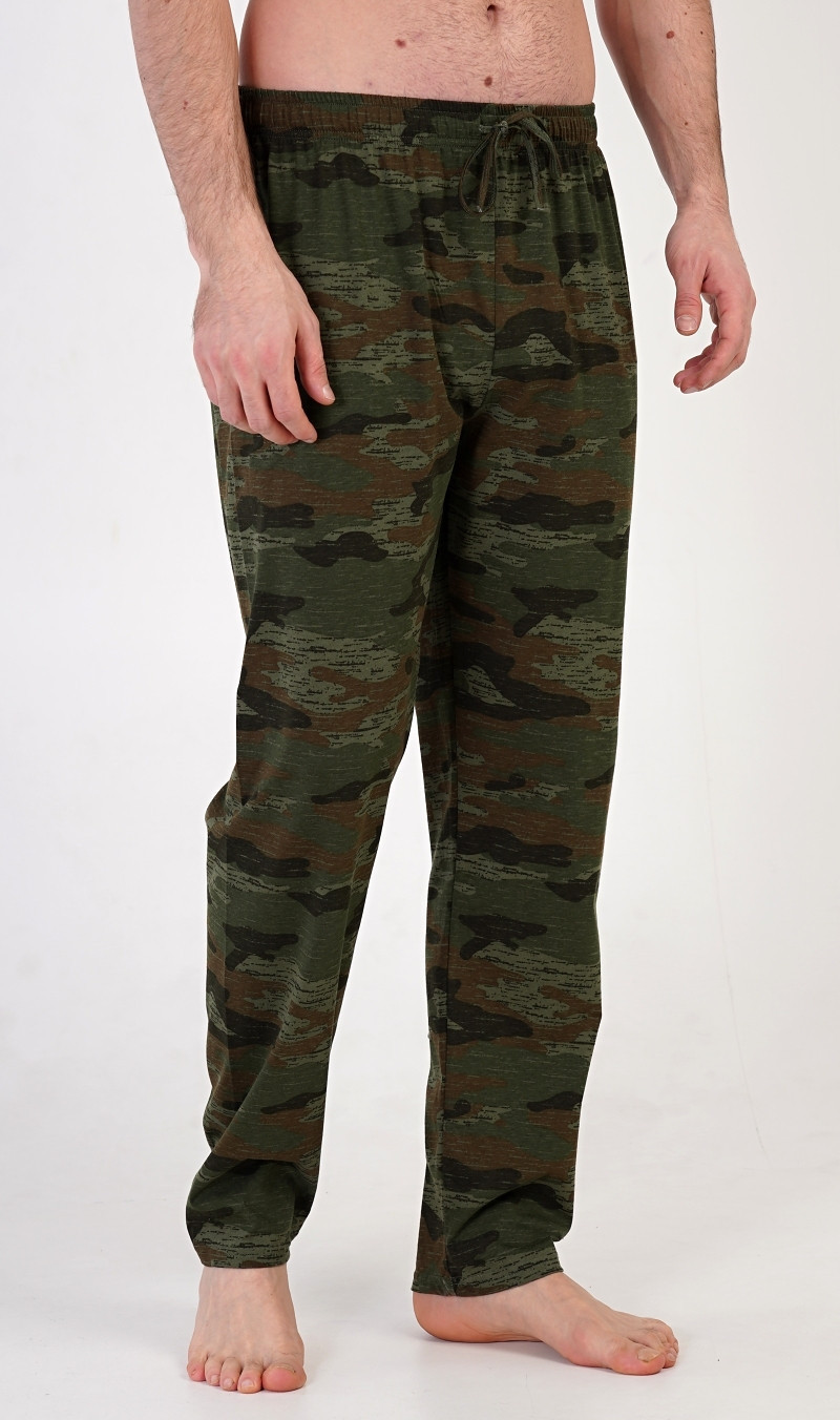 Pánské pyžamové kalhoty Army khaki XL