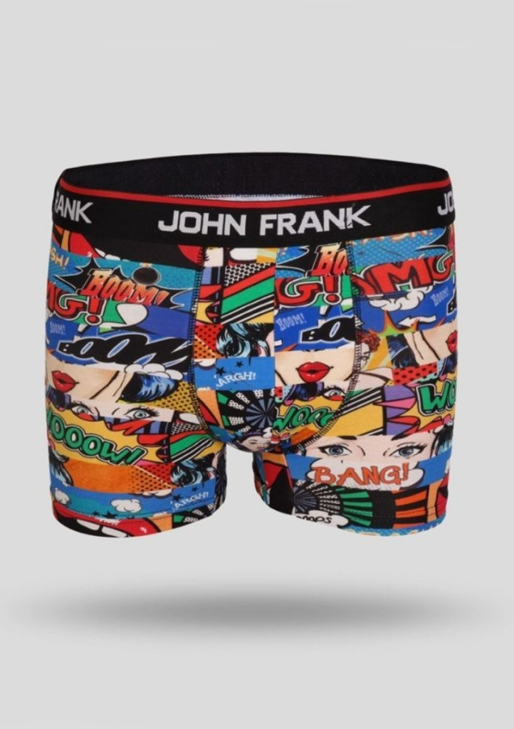 Pánské boxerky John Frank JFB100 Dle obrázku XL