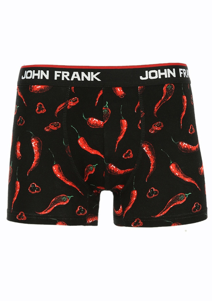 Pánské boxerky John Frank JFBD318 L černá
