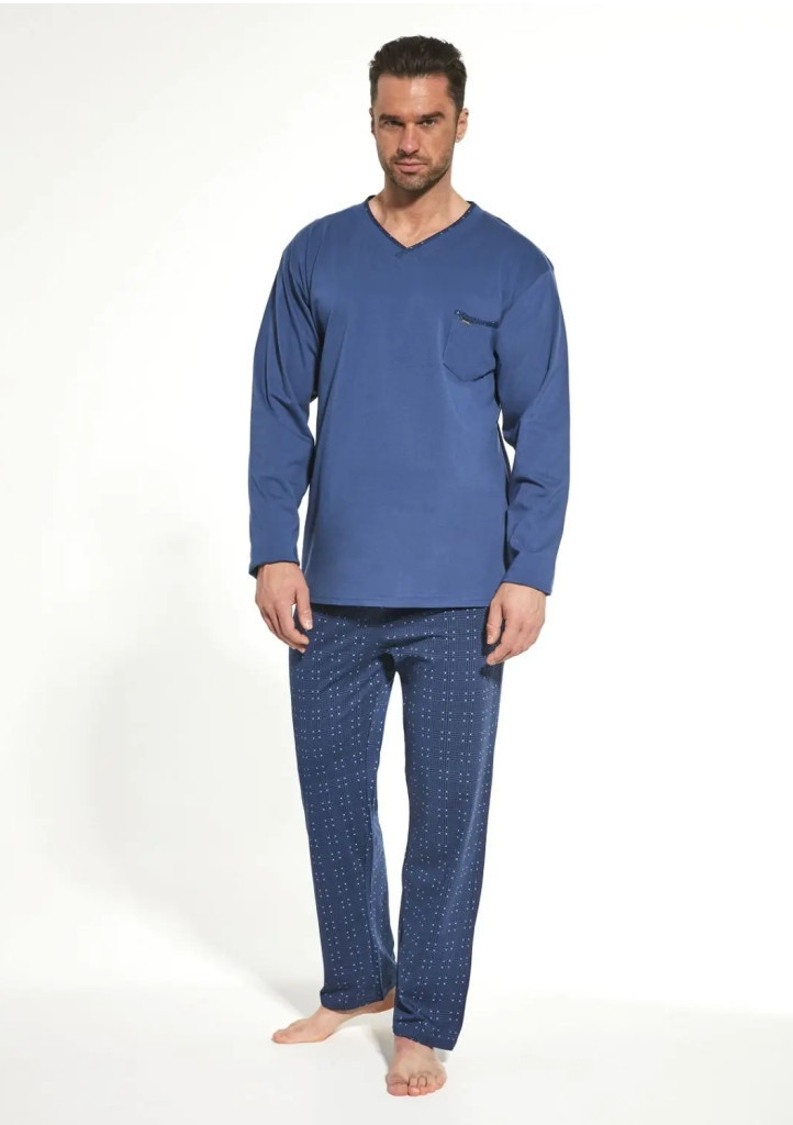 Pánské pyžamo Cornette 122/218 Jason Modrá L
