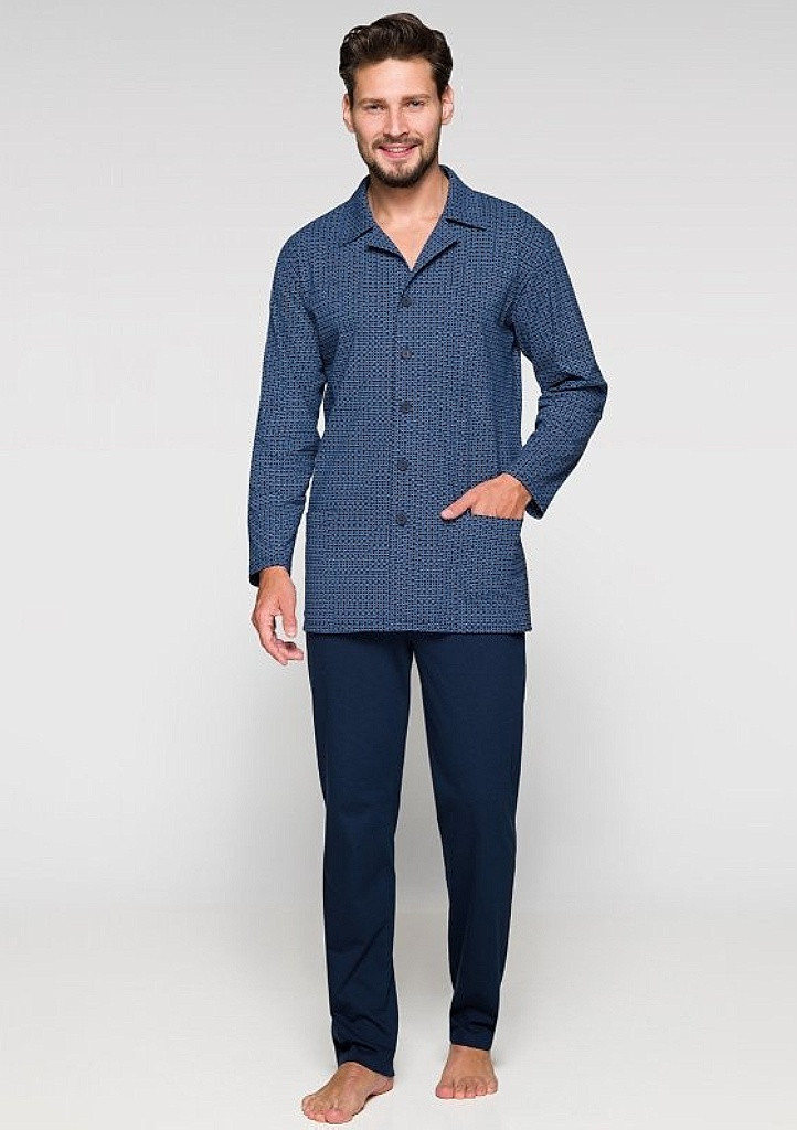 Pánské pyžamo Regina 265 Modrá XL