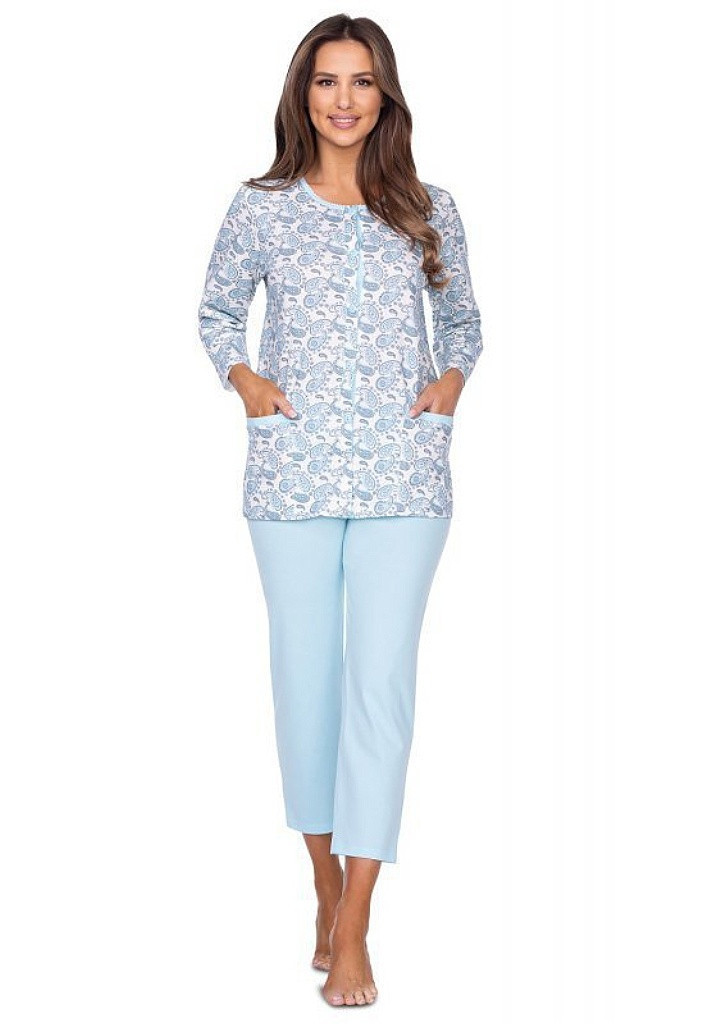 Dámské pyžamo Regina 608 Sv. modrá M