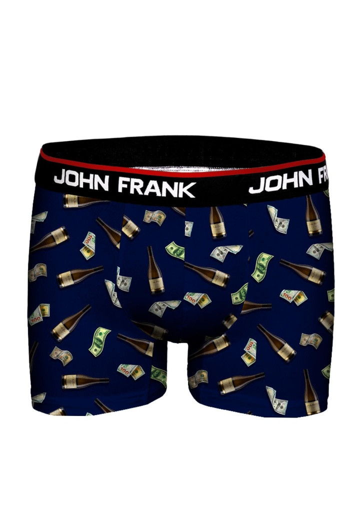 Pánské boxerky John Frank JFBD351 Blu M