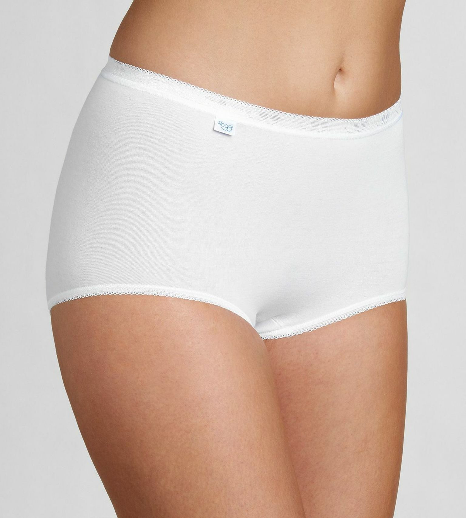 Dámské kalhotky Basic+ Maxi bílé - Sloggi WHITE 40