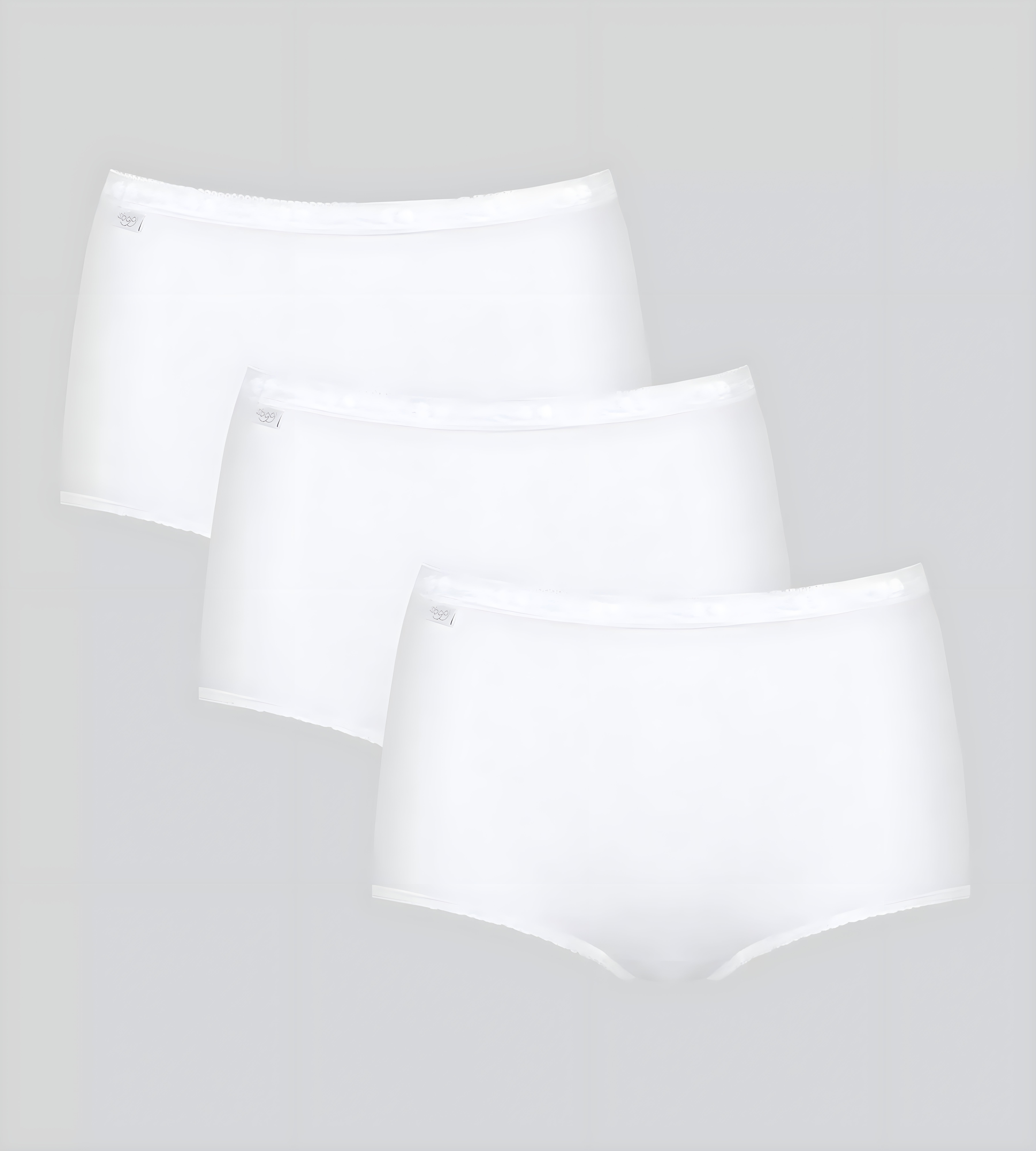 Dámské kalhotky loggi Basic+ Maxi 3P bílé WHITE 58