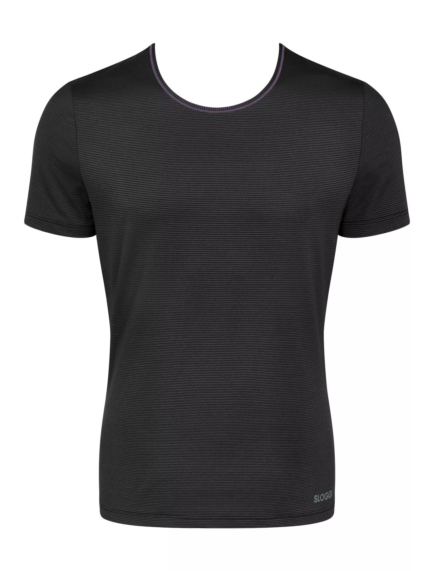 Pánské tričko EVER Cool O-Neck - BLACK - černá 0004 - SLOGGI BLACK XL