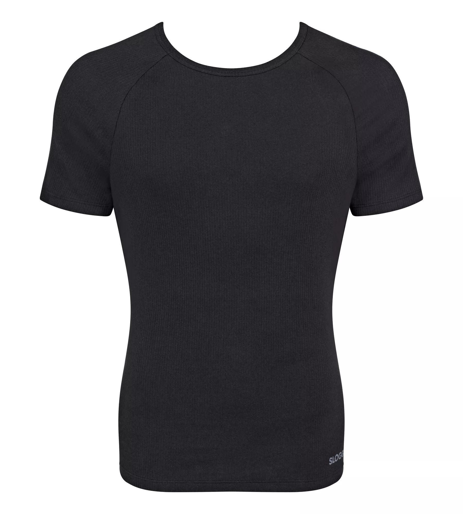 Pánské tričko FREE Evolve O-Neck - BLACK - černá 0004 - SLOGGI BLACK M