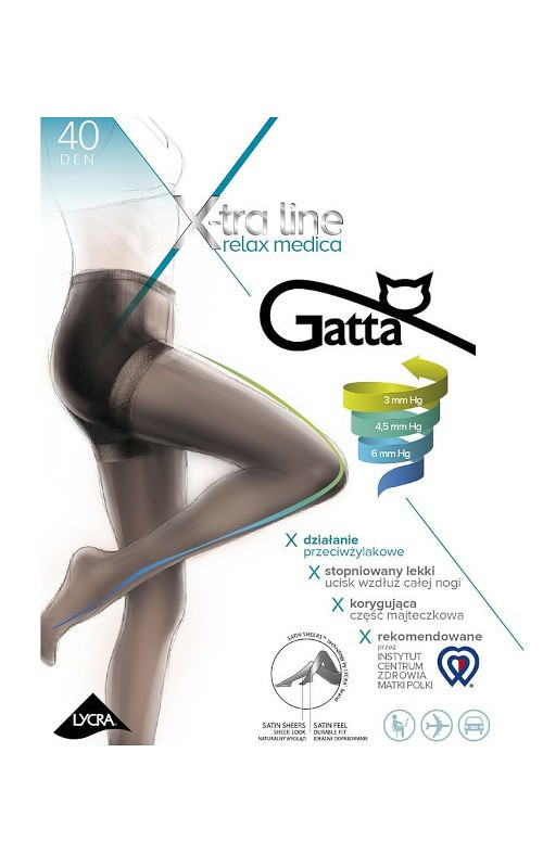 Dámské punčochové kalhoty Gatta Body Relax Medica 40 den 2-4 golden/odd.béžová 4-L