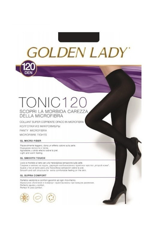 Dámské punčochové kalhoty Golden Lady Tonic 120 den nero/černá 3-M