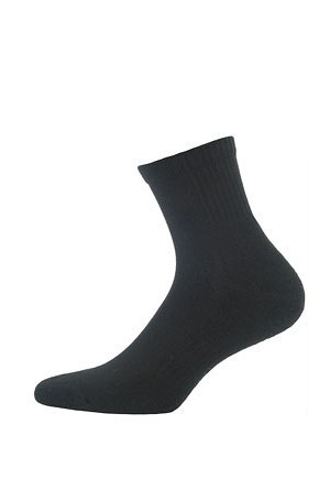 Pánské krátké ponožky Wola Sportive W943N5 AG+ černá 45-47