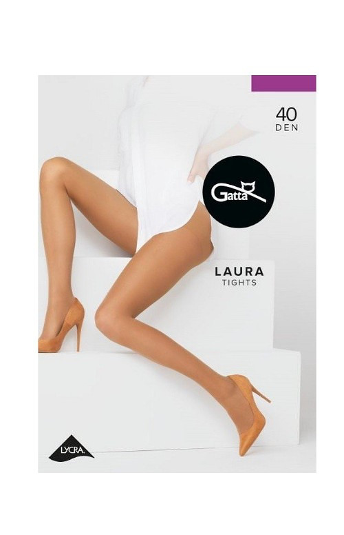 Dámské punčochové kalhoty Gatta Laura 40 den 5-XL nero/černá 5-XL