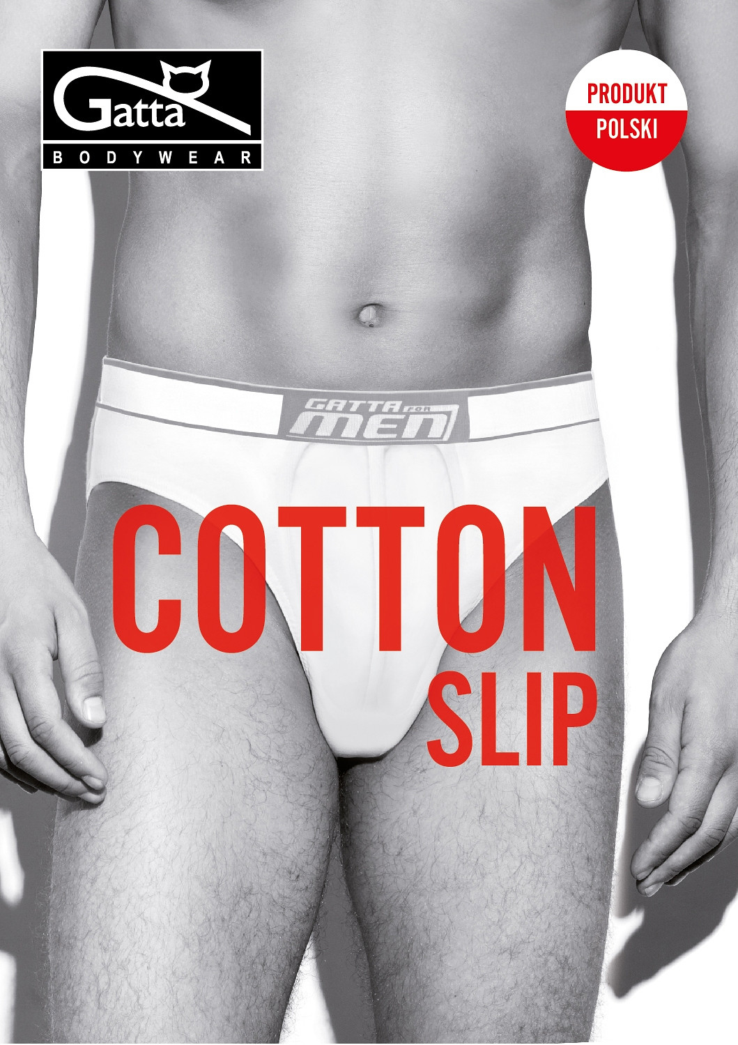 Pánské slipy Gatta Cotton Slip 41547 bílá/bílá XL