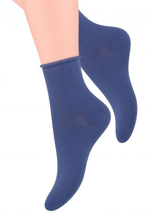 Dámské ponožky Steven art.115 tmavě modrá 35-37