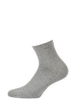 Pánské kotníkové ponožky Wola W94.3N4 AG+ bílá/bílá 45-47
