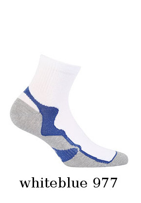 Pánské kotníkové ponožky Wola W 94.1N4 Ag+ bílá 39-41