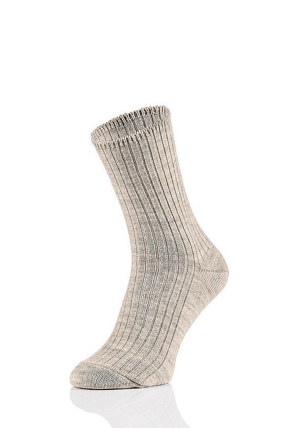 Pánské netlačící ponožky Tak Natural Wool 1078 tmavě šedá 44-46