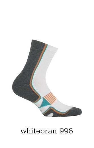 Ponožky Wola Sportive Frotte pánské vzorek W 941N6 AG+ bílá/bílá 45-47