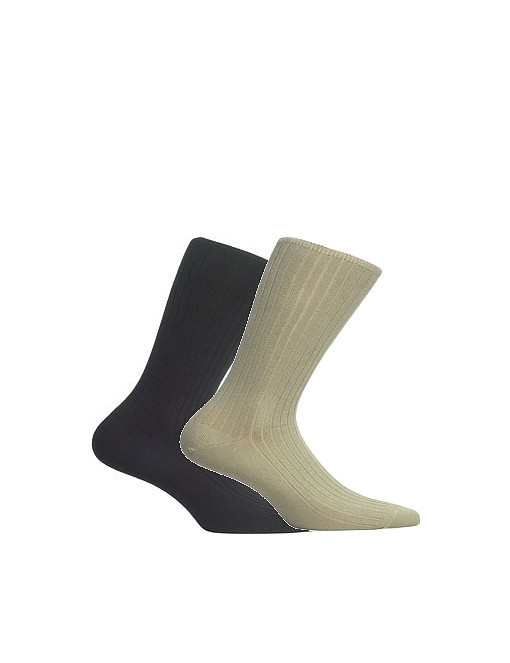 Pánské ponožky Wola Perfect Man Comfort nestahující W94.F06 bílá 45-47
