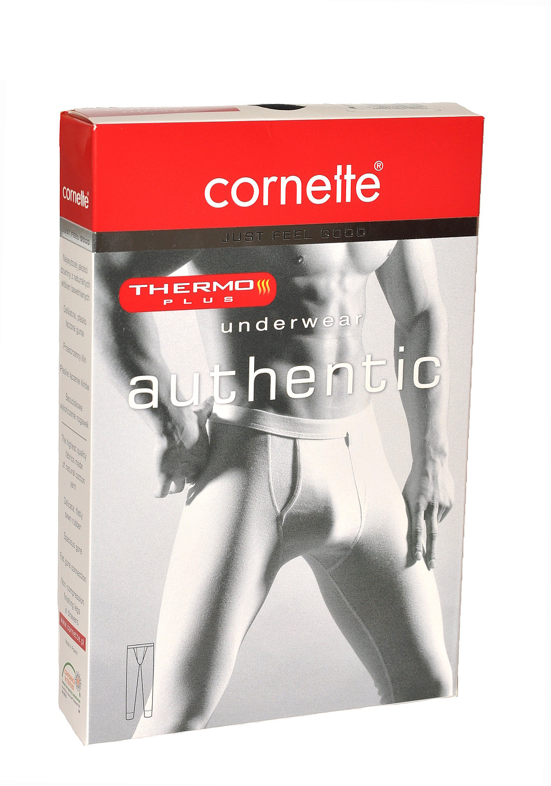 Pánské podvlékací kalhoty Cornette Authentic Thermo Plus černá S