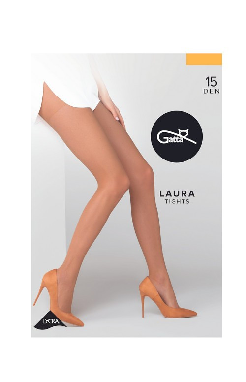 Dámské punčochové kalhoty Gatta Laura 15 den 5-XL, 3-Max dune/odc.béžová 5-XL