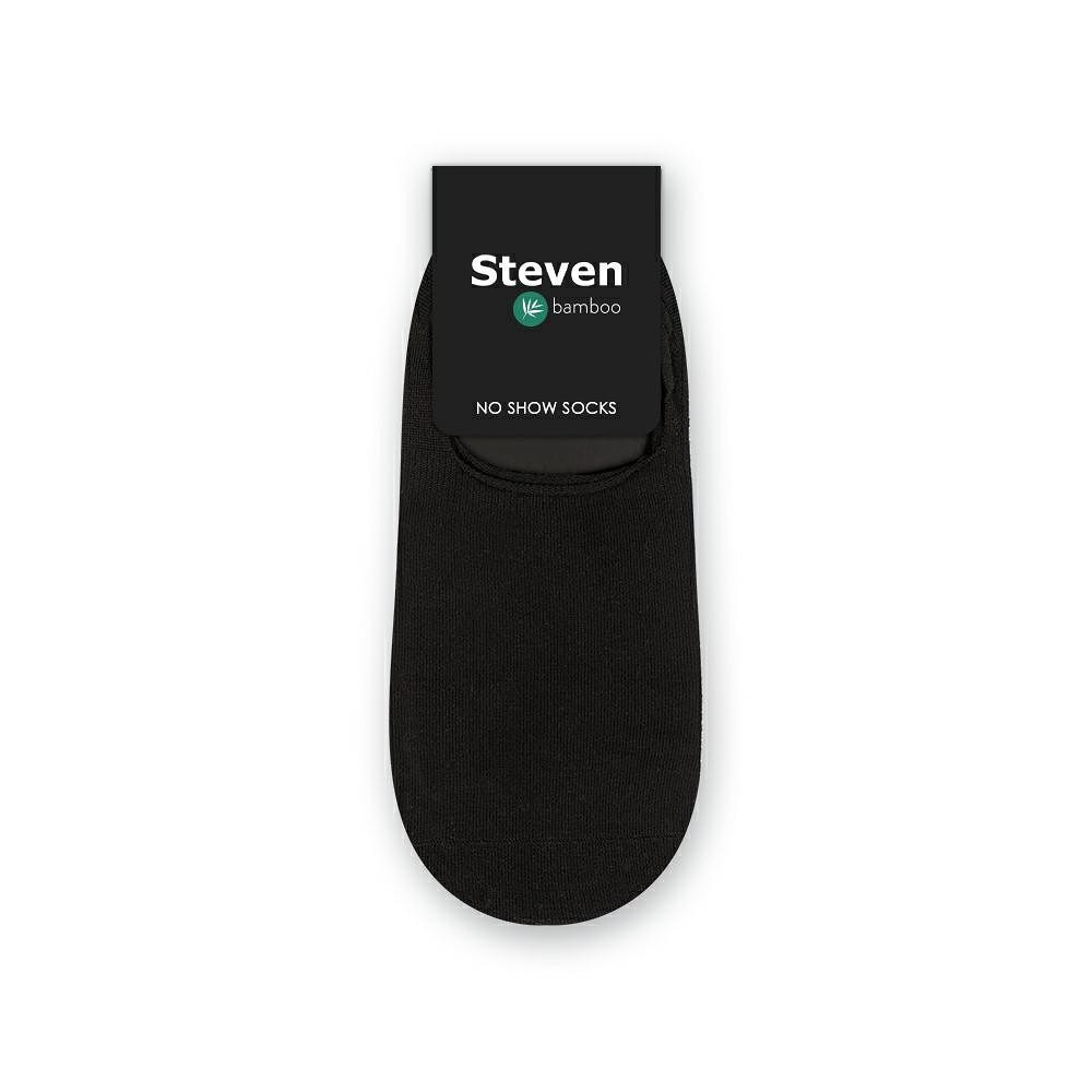 Pánské ponožky "mokasínky" Steven Bamboo art.036 černá 41-43