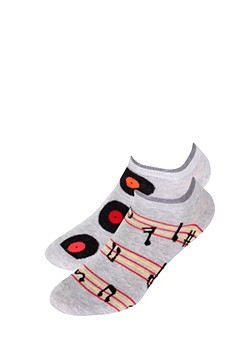 Unisex kotníkové ponožky Wola Funky W91.N02 růžová 43-46