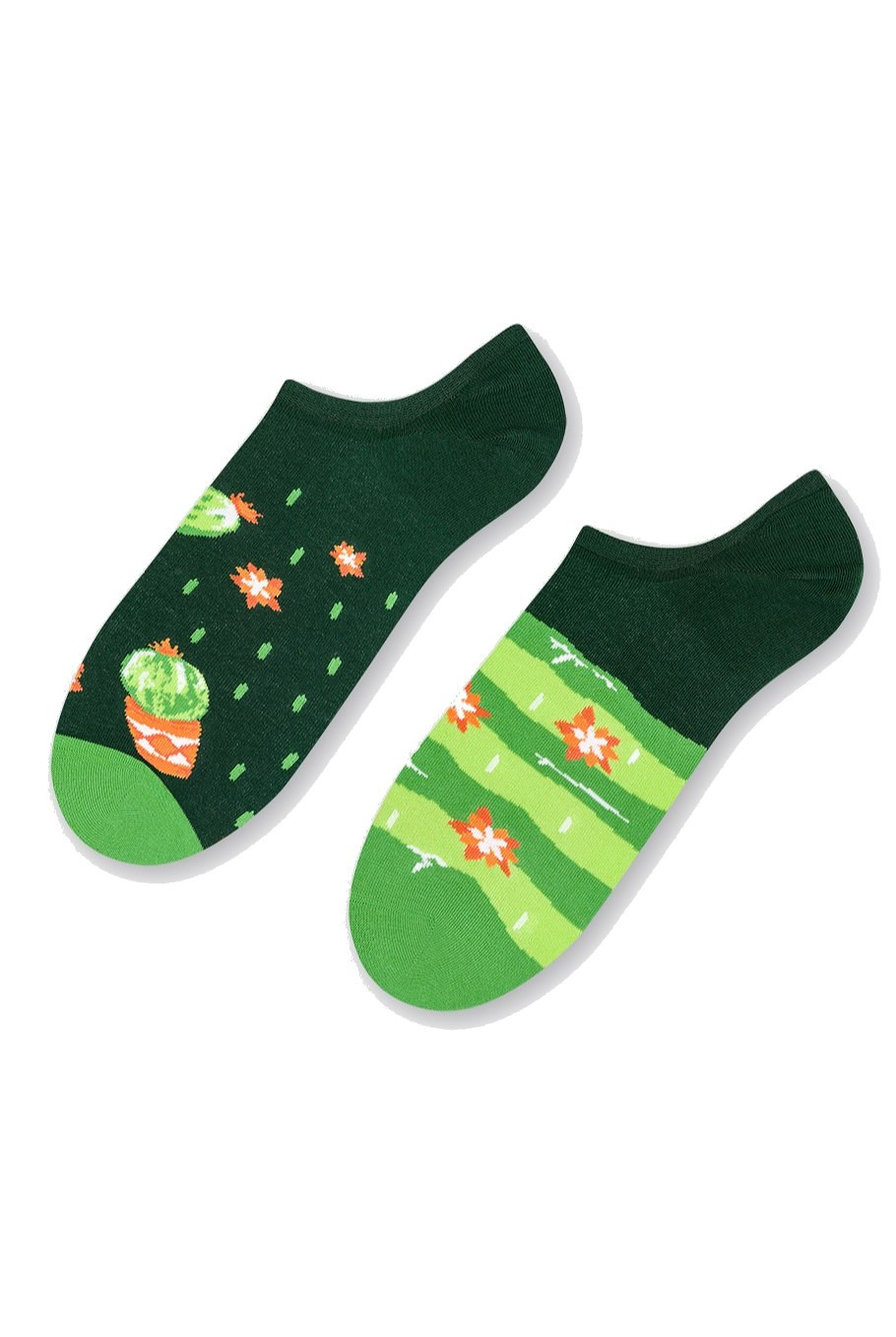 Asymetrické pánské ponožky ťapky More 009 světle zelená 43-46