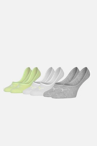 Dámské ponožky baleríny Puma 906930 Soft Footie A'3 35-42 střední šedá melanž 39-42
