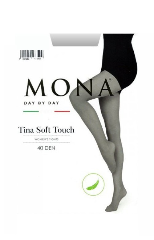 Dámské punčochové kalhoty Mona Tina Soft Touch 40 den 5-XL černá káva 5-XL