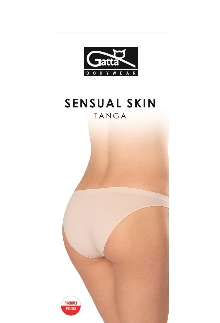 Dámské kalhotky Gatta 41645 Tanga Sensual Skin Černá L