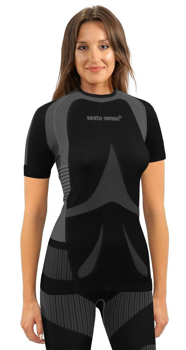 Dámské tričko Sesto Senso 1497/18 kr/r Thermoactive Women S-XL grigio L