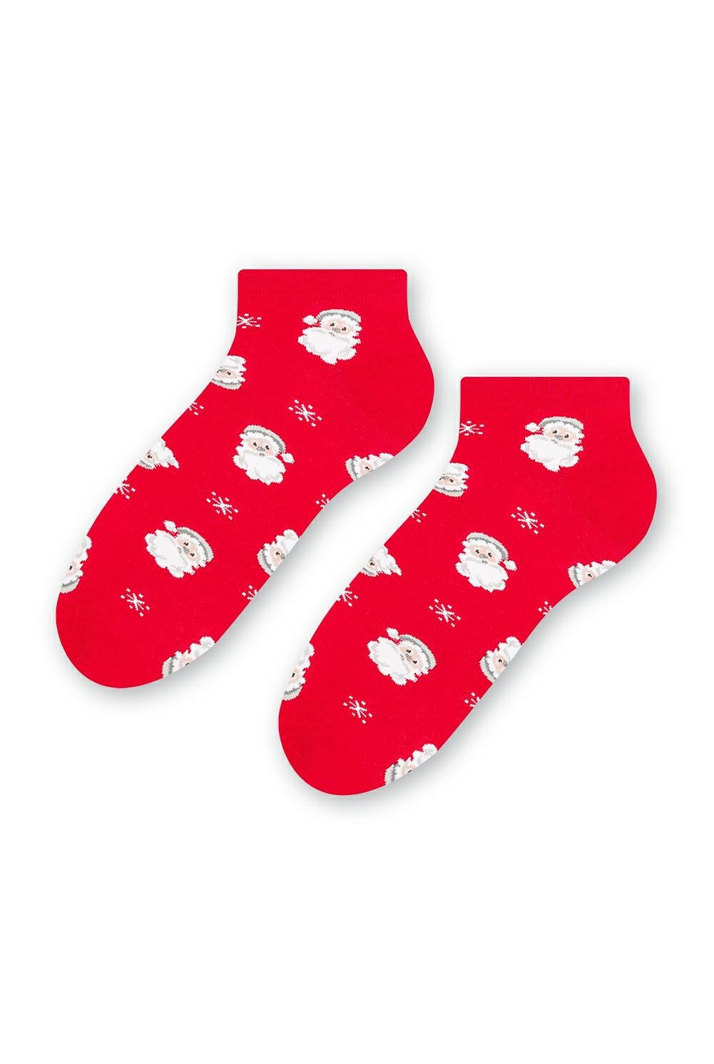Dámské vánoční ponožky Steven art.136 35-40 Ruda 35-37