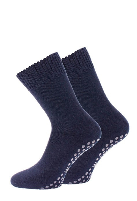 Dámské ponožky WiK 38393 Thermo ABS Cotton tmavě šedá 39-42