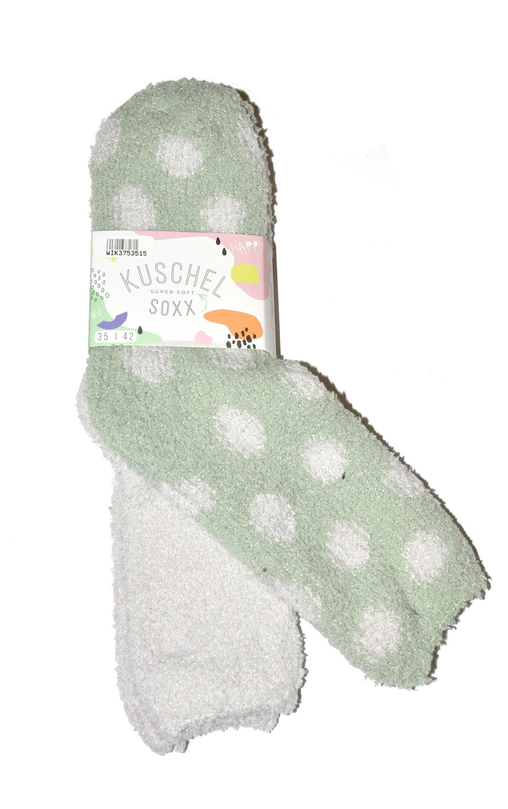 Dámské ponožky WiK 37535 Happy Kuschel Super Soft A'2 35-42 máta 35-42