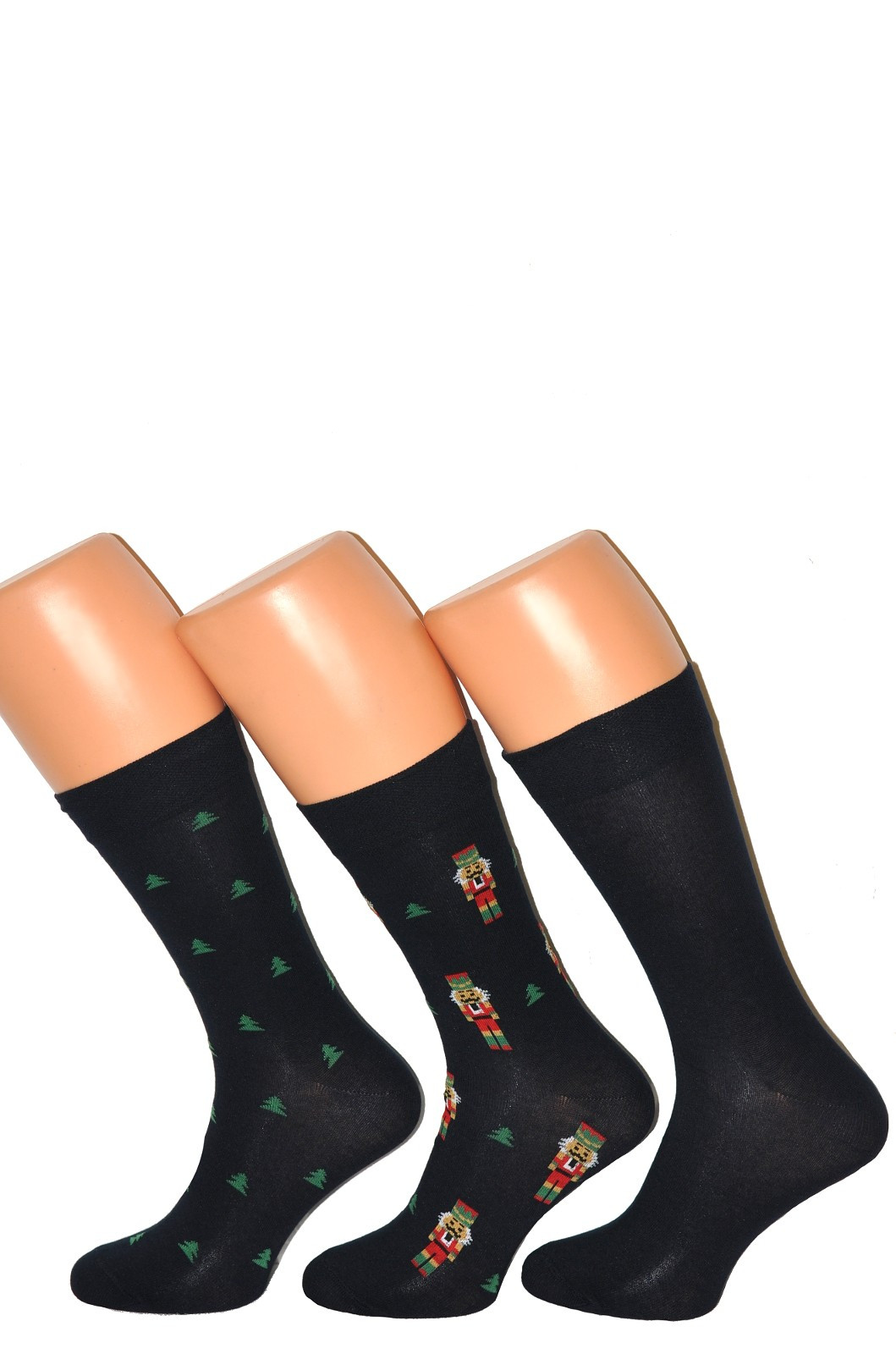 Pánské vánoční ponožky Cornette Premium A48 A'3 39-47 tmavě modrá 39-41