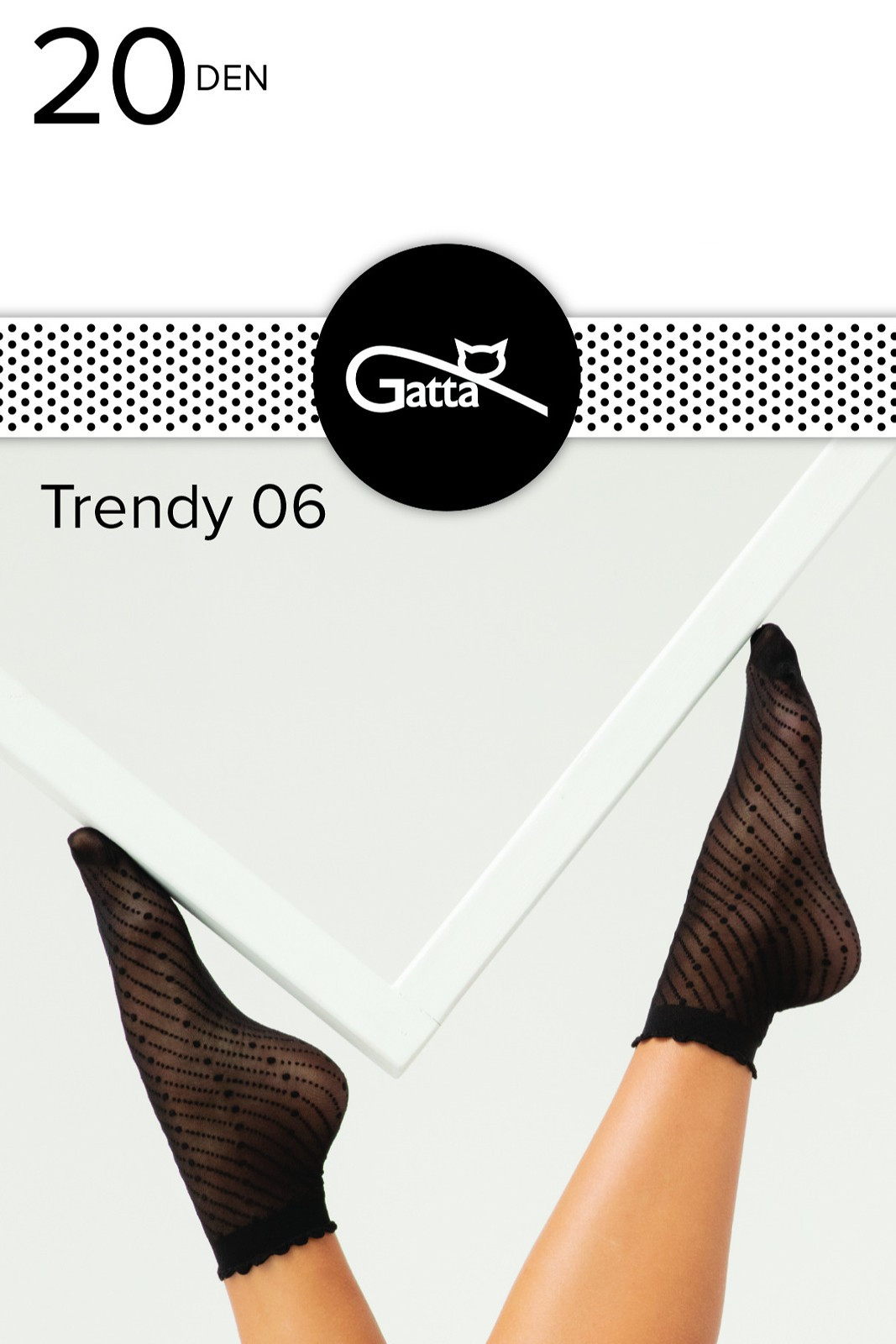 Dámské ponožky Gatta Trendy wz.06 20 den daino Univerzální