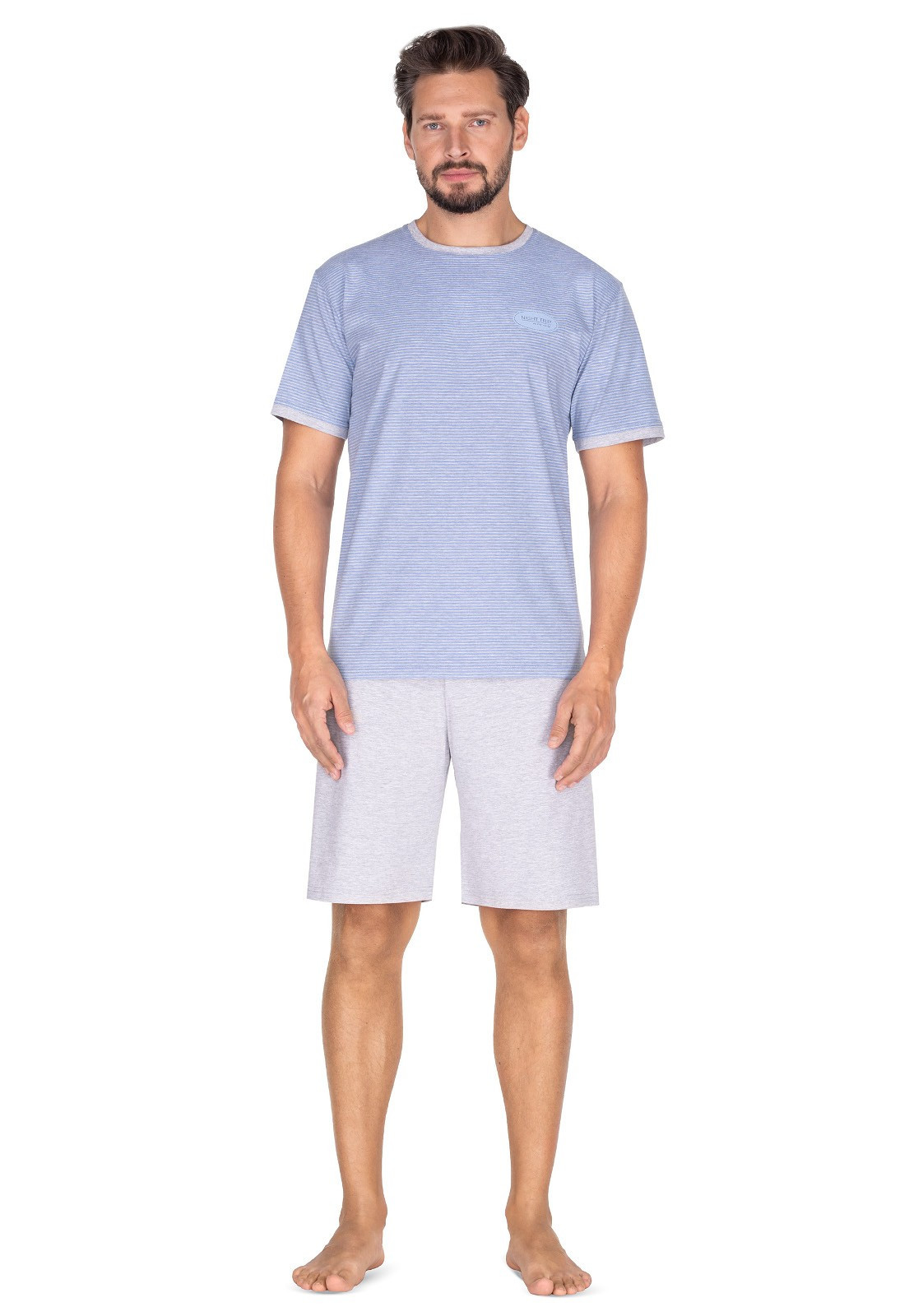 Pánské pyžamo Regina 443 kr/r M-XL tmavě modrá M