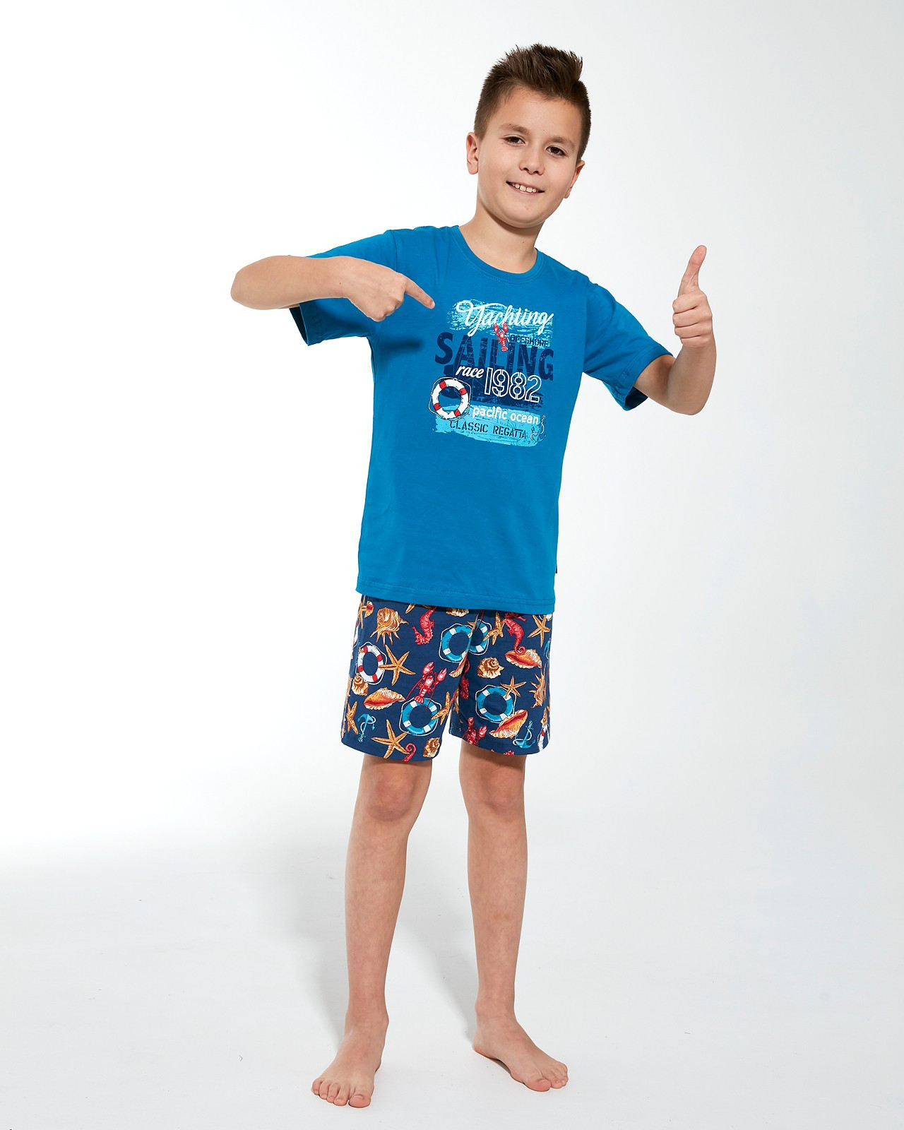 Chlapecké pyžamo Cornette Kids Boy 789/104 Sailing 98-128 námořní 122-128
