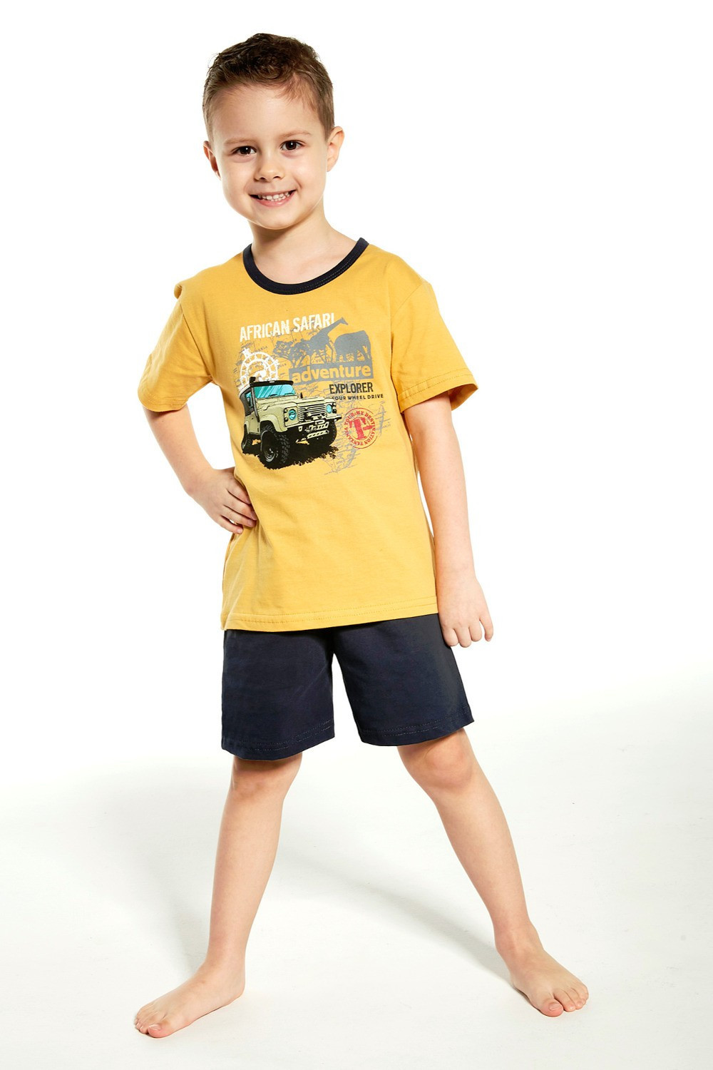 Chlapecké pyžamo Cornette Kids Boy 219/106 Safari 86-128 med 122-128