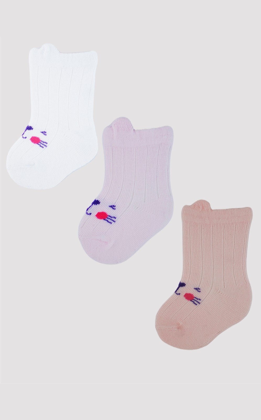 Dětské ponožky Noviti SB019 Girl 0-18 měsíců směs barev 6-12 měsíců