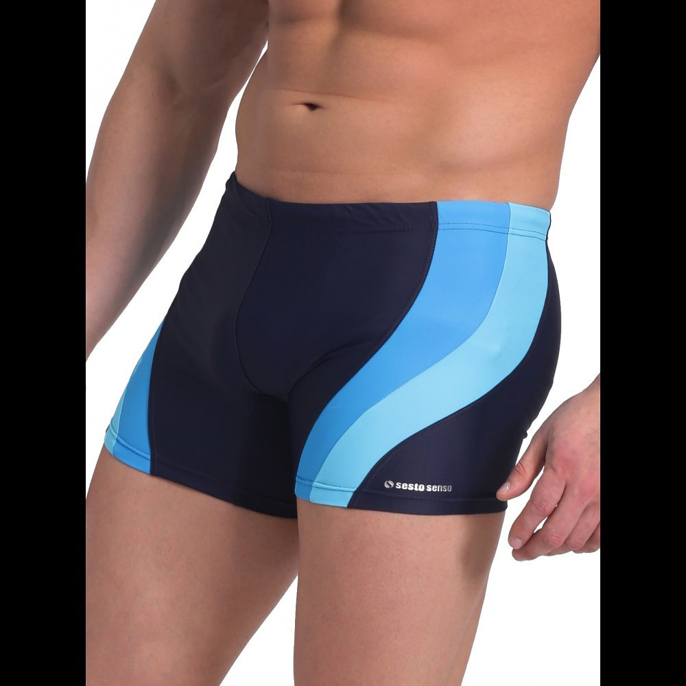 Pánské plavky - boxerky Sesto Senso art.363 M-2XL tmavě modrá M