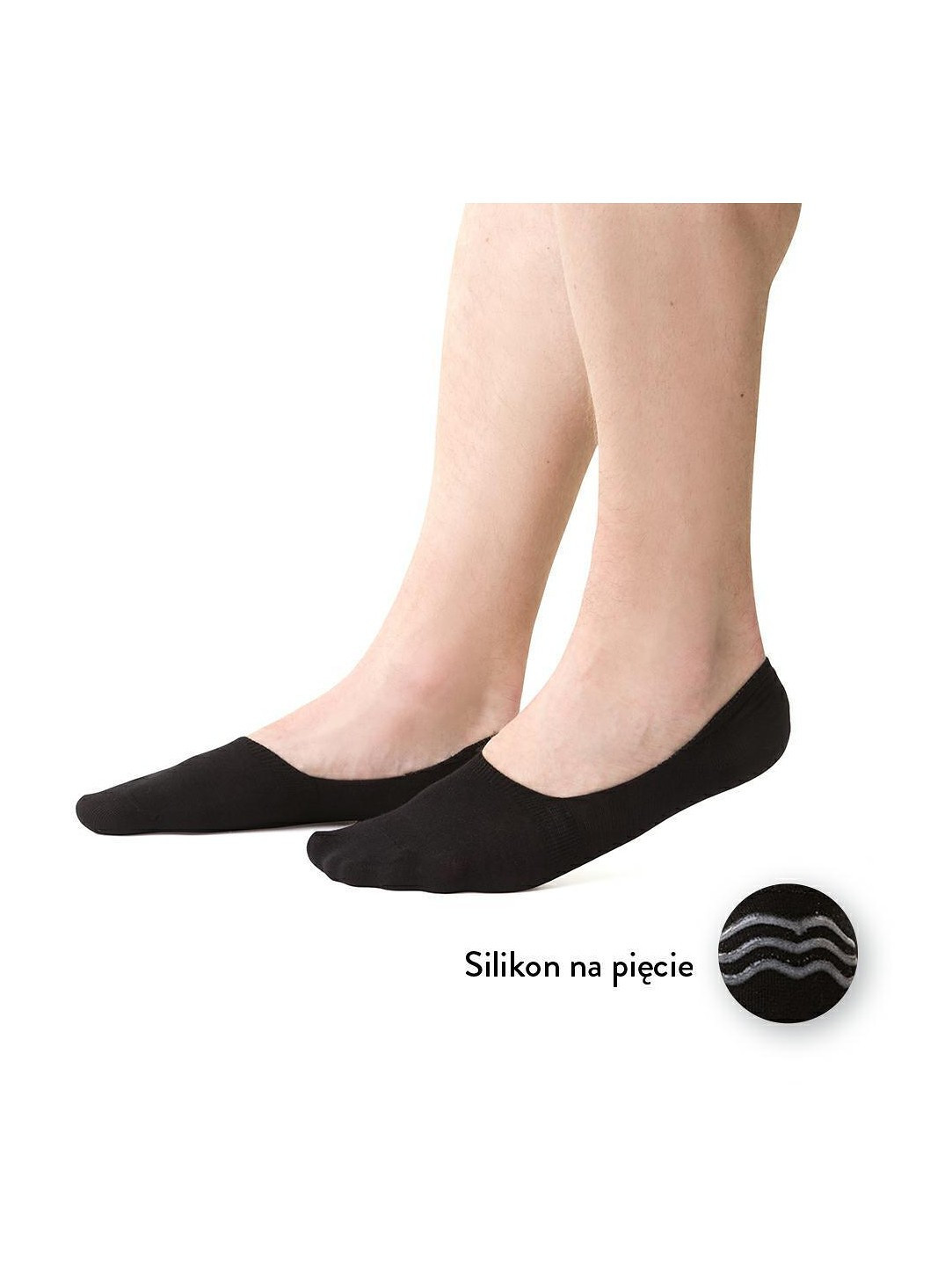 Pánské ponožky mokasíny Steven art.058 41-46 černá 41-43