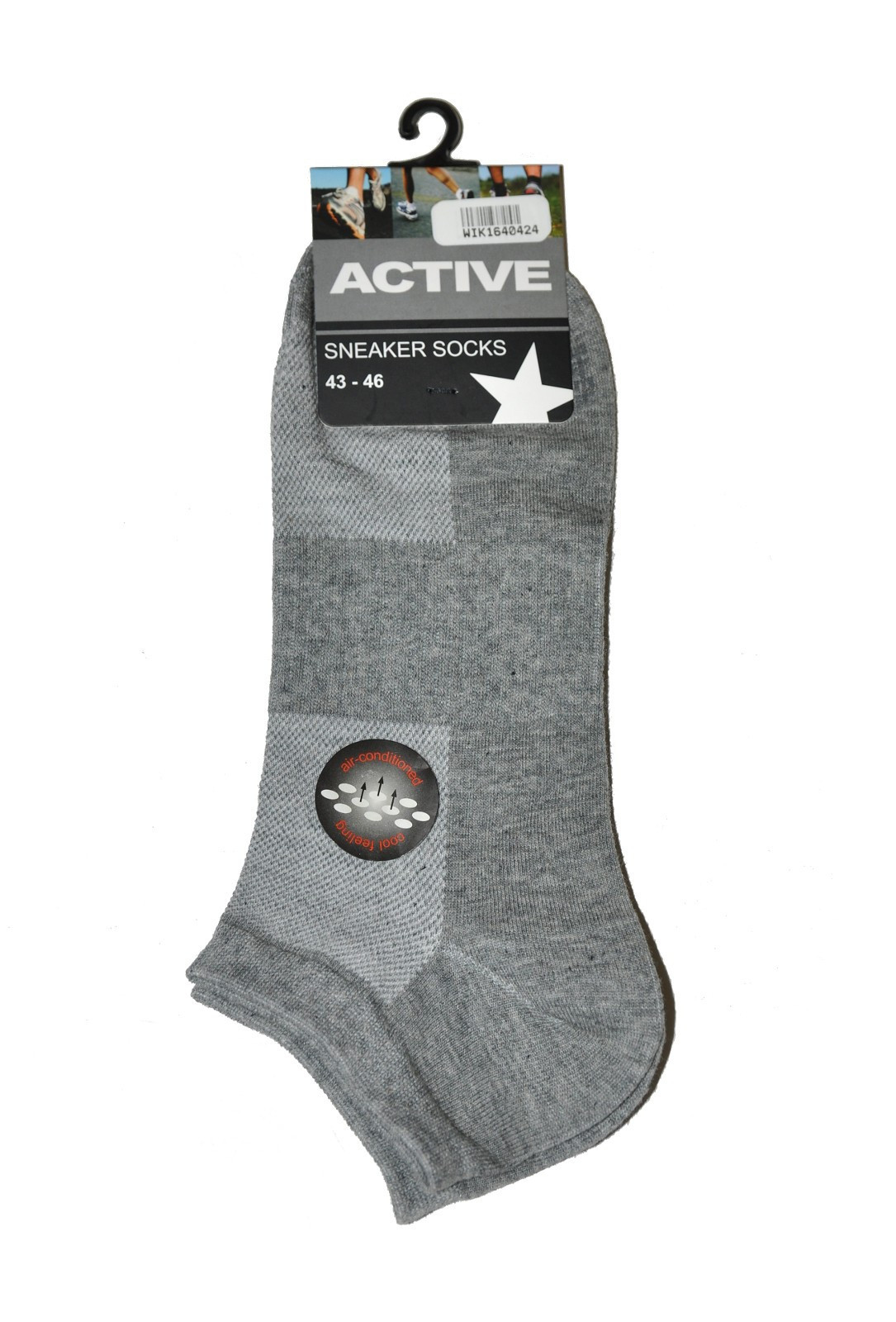 Pánské ponožky WiK 16404 Active 39-46 černá 43-46