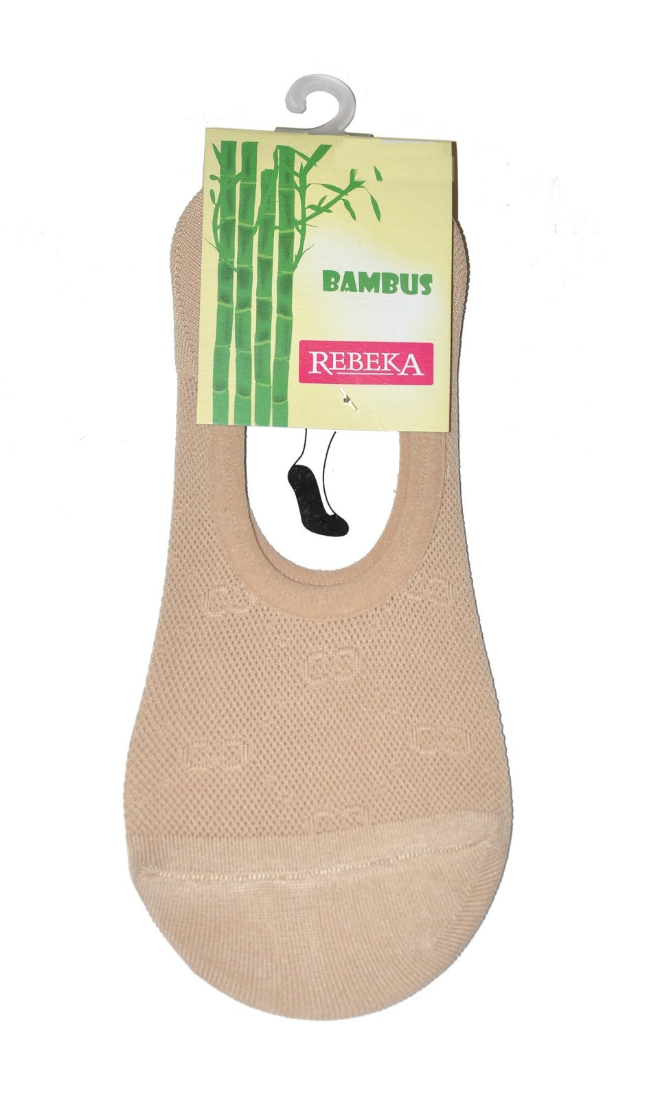 Dámské ponožky baleríny Rebeka 1020 Bambus 35-40 bílá 35-40