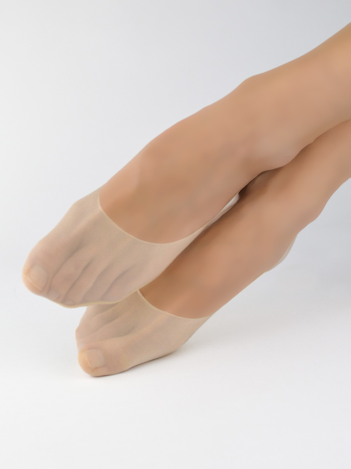 Dámské ponožky - baleríny Noviti SN025 Laserové, Silikon Béžová 36-41