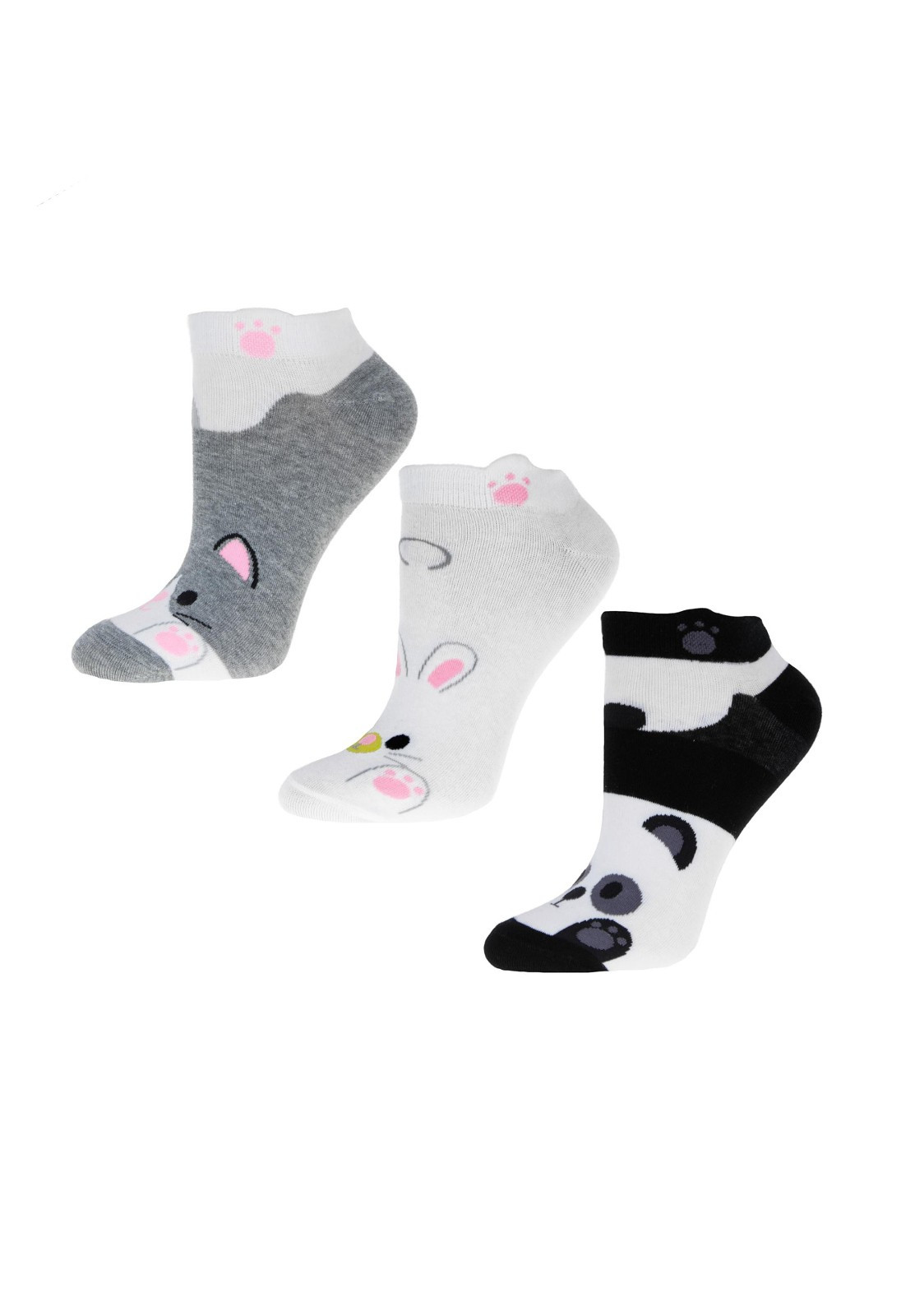 Dámské ponožky Moraj CSD240-041 Zvířátka A'3 35-41 směs barev 35-38