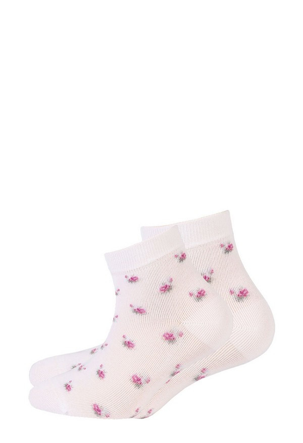 Dívčí vzorované ponožky Gatta 214.59N Cottoline 15-20 růžová 15-17