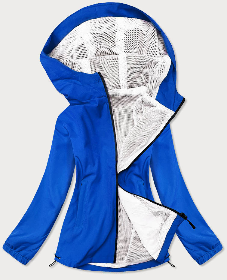 Světle modrá letní dámská bunda s podšívkou (HH036-9) odcienie niebieskiego S (36)