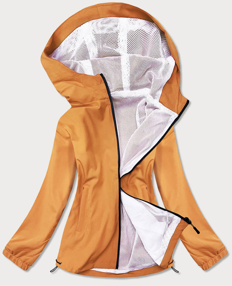 Letní dámská bunda v barvě kurkumy s podšívkou (HH036-10) odcienie żółtego S (36)