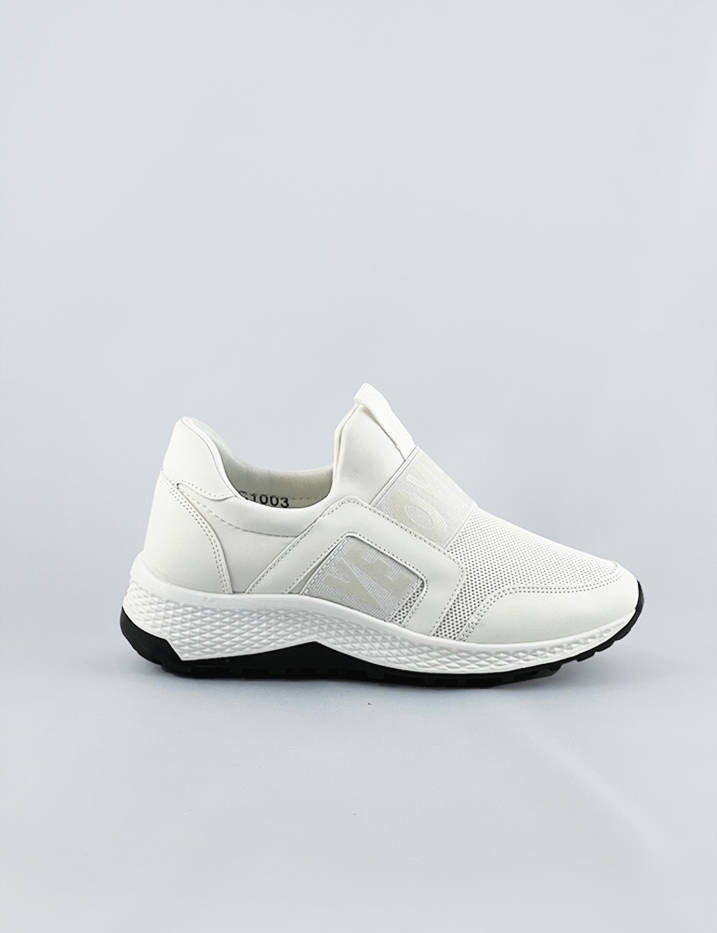 Bílé dámské boty slip-on (C1003) odcienie bieli ONE SIZE